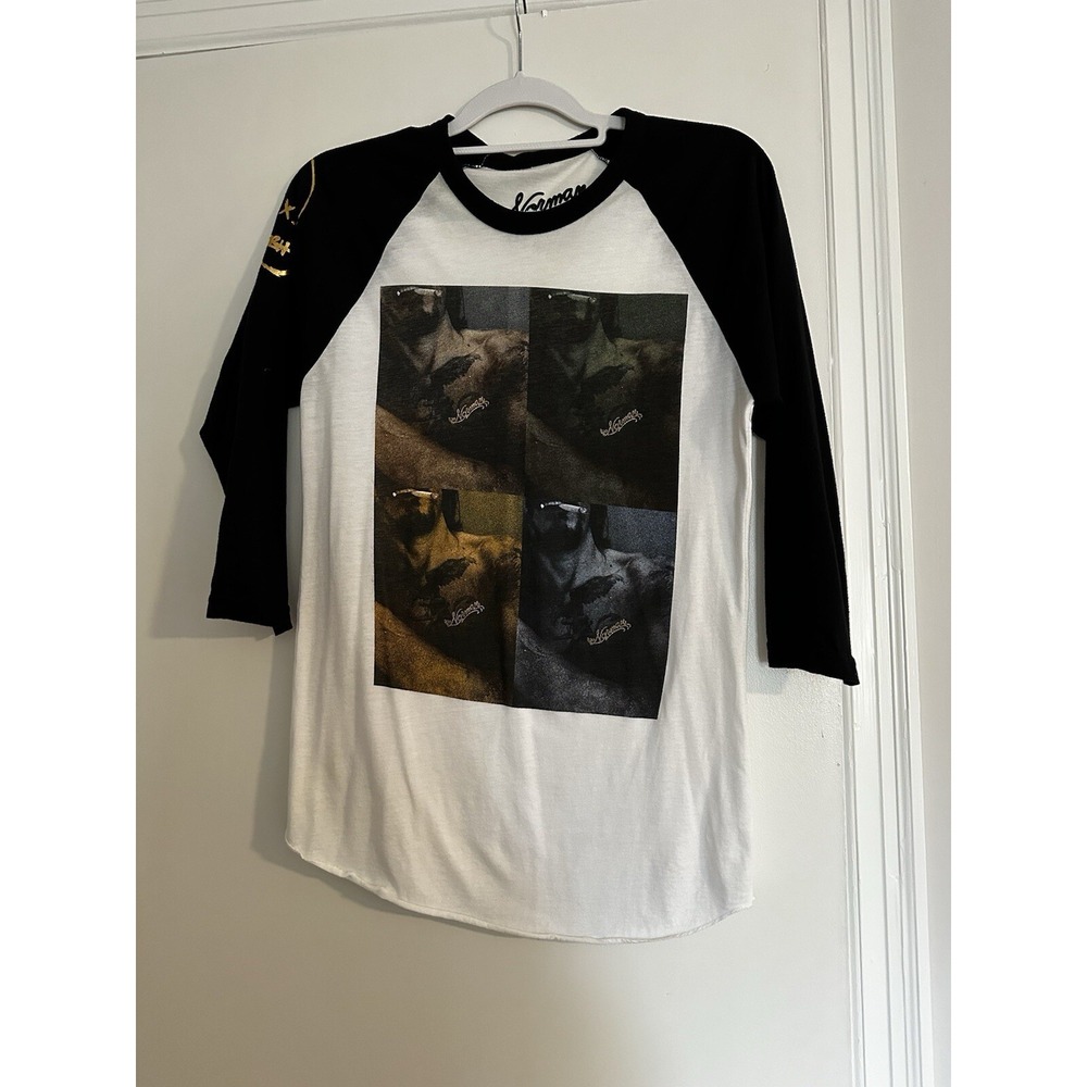 NWT Norman Reedus Designed Limited Edition Graphic Baseball Jersey. Size: S